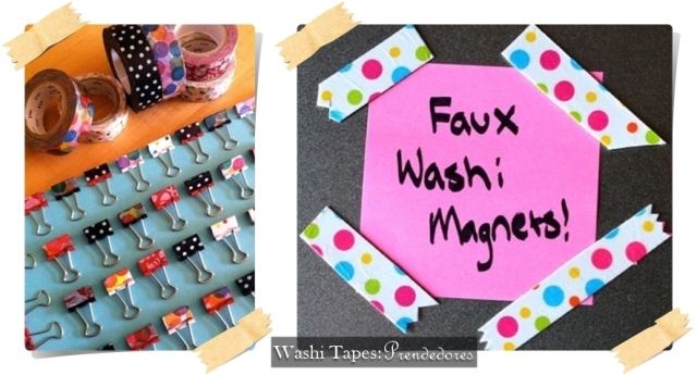 washi tapes prendedores